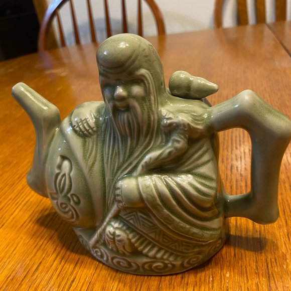 Chinese Celadon Trick Teapot - Picture 5 of 8